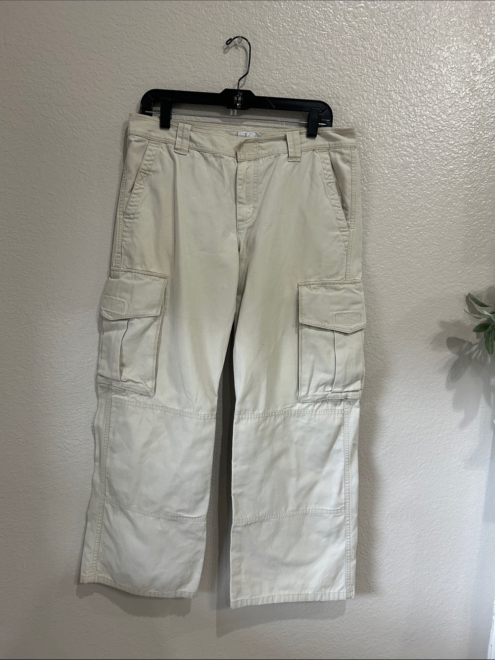 Calvin Klein Jeans Women’s khaki Cargo Pants  Sz 11 Camping Casual TC0277